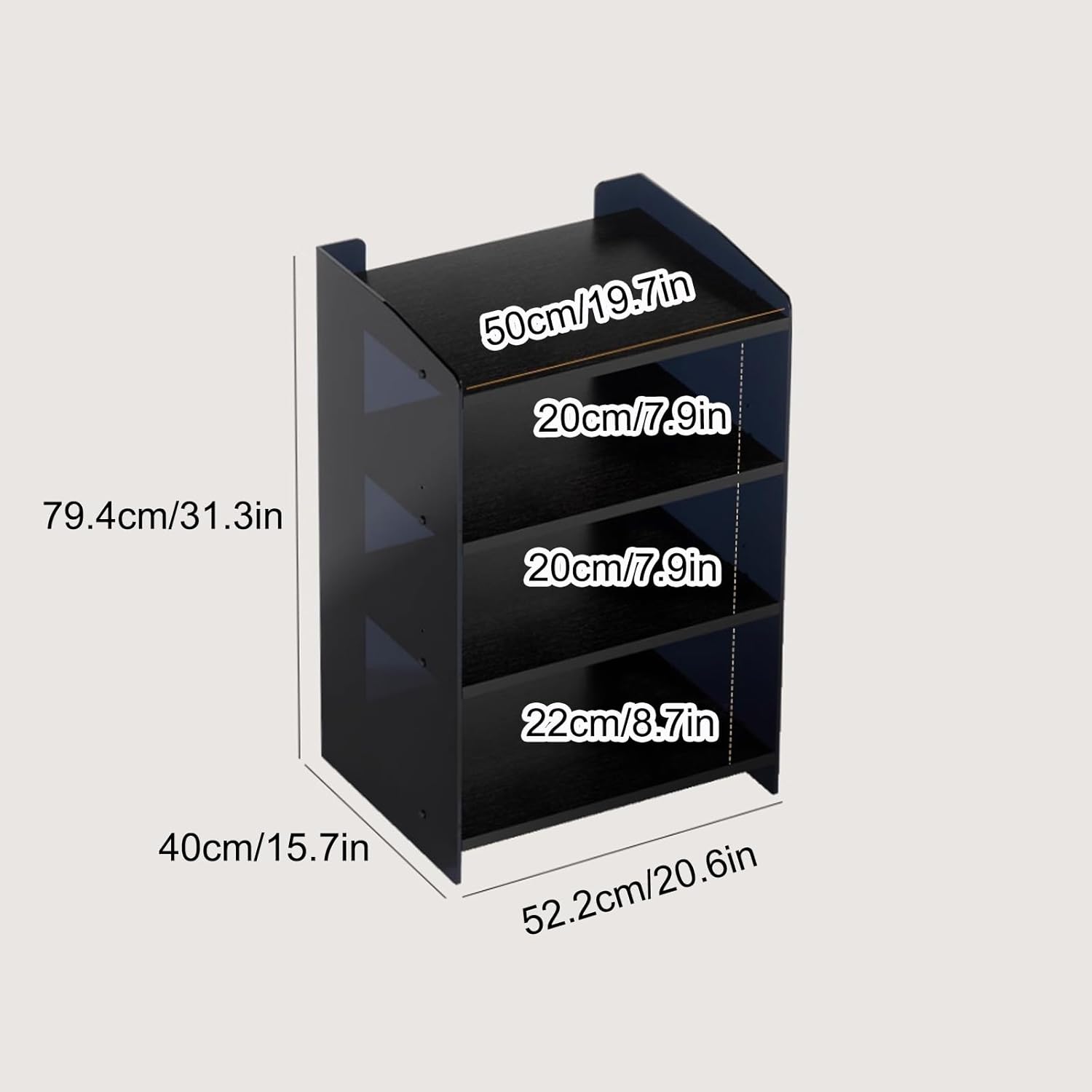 WNYAILLL 4-Tier AV Media Stand