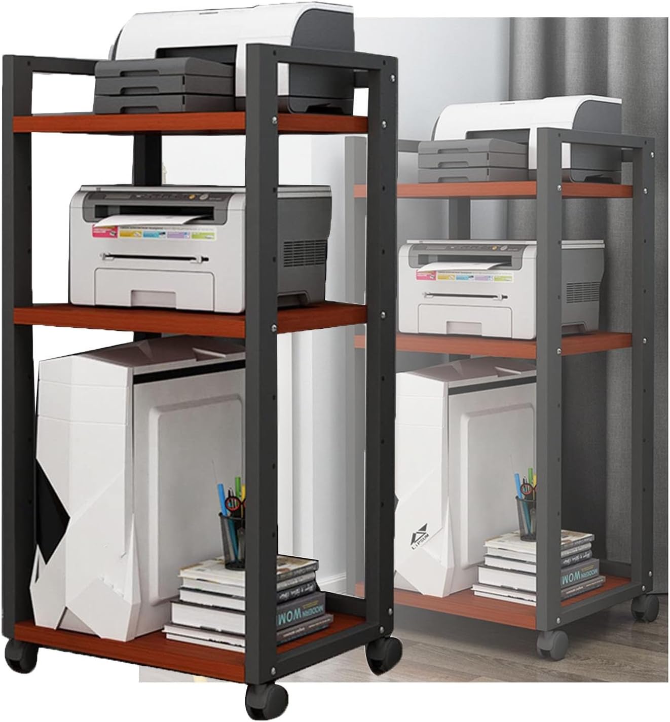 YLQFGUVWK 3 Tier Removable Media Storage Cabinet