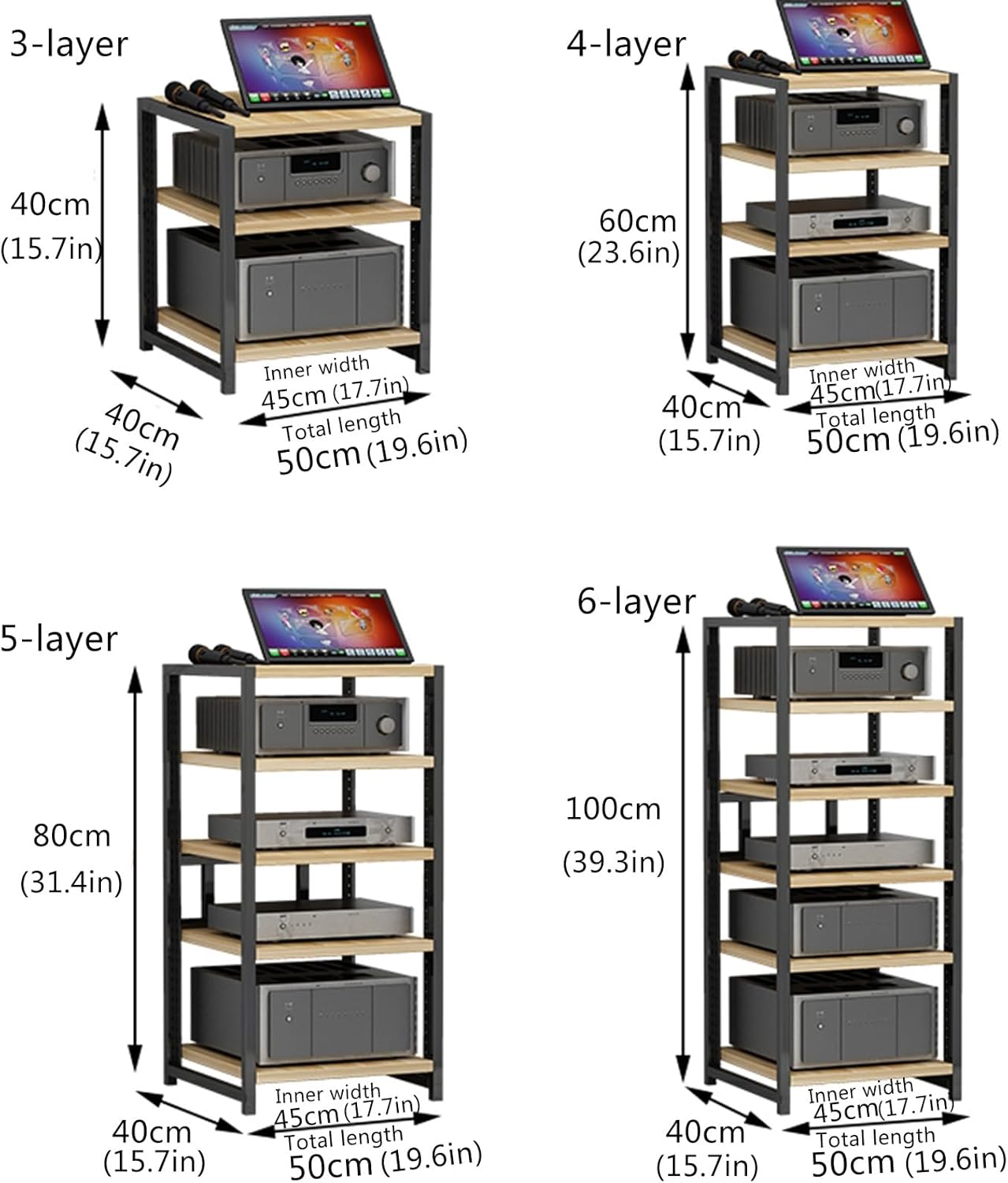 Stereo racks and stands