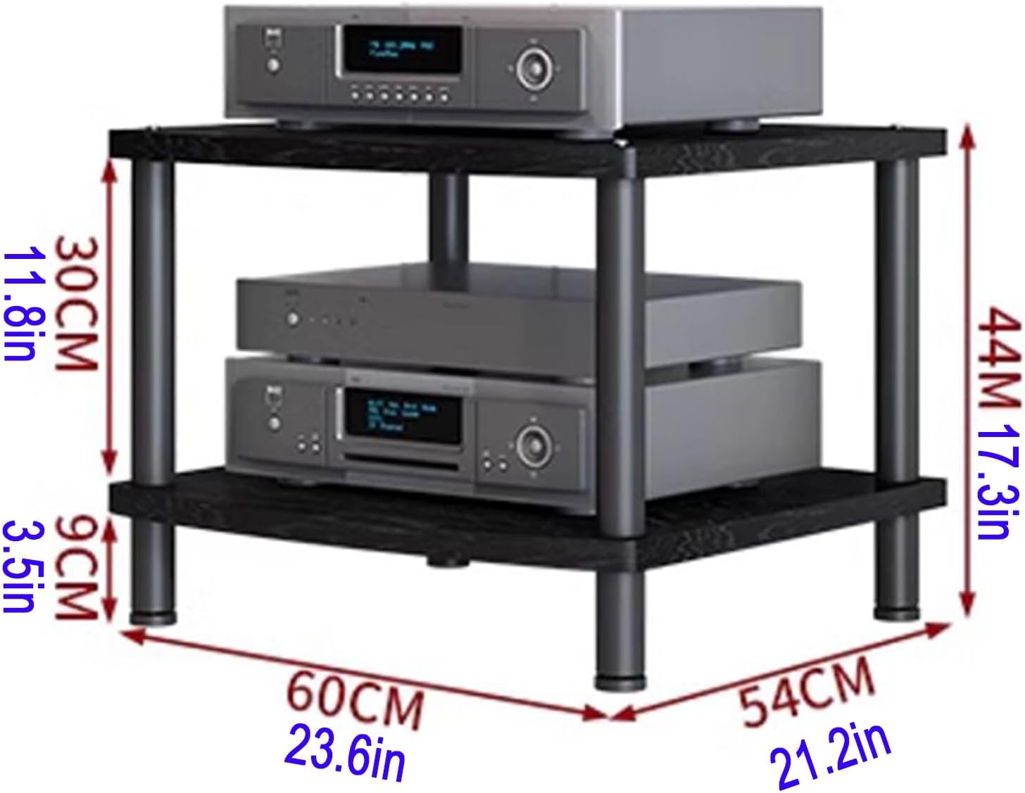 LYXWGRZD 4/3/2-Tier Media Stand