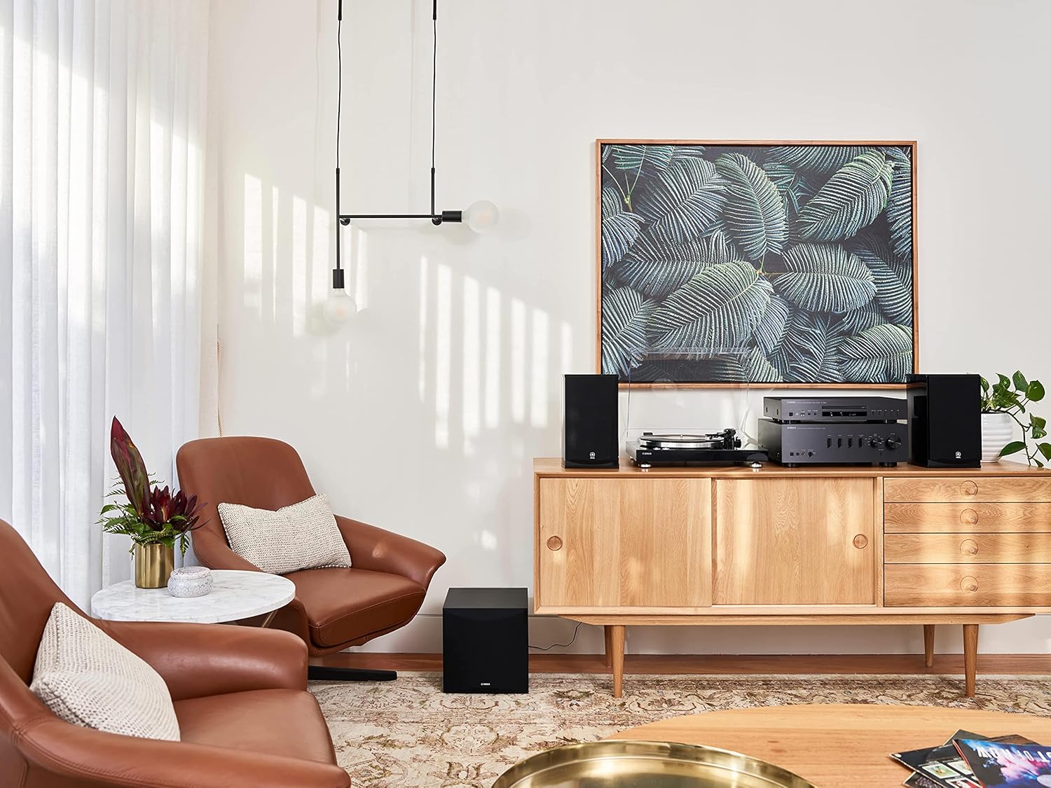 Yamaha CDS303 Single Disk CD Player with Front Panel USB - Black