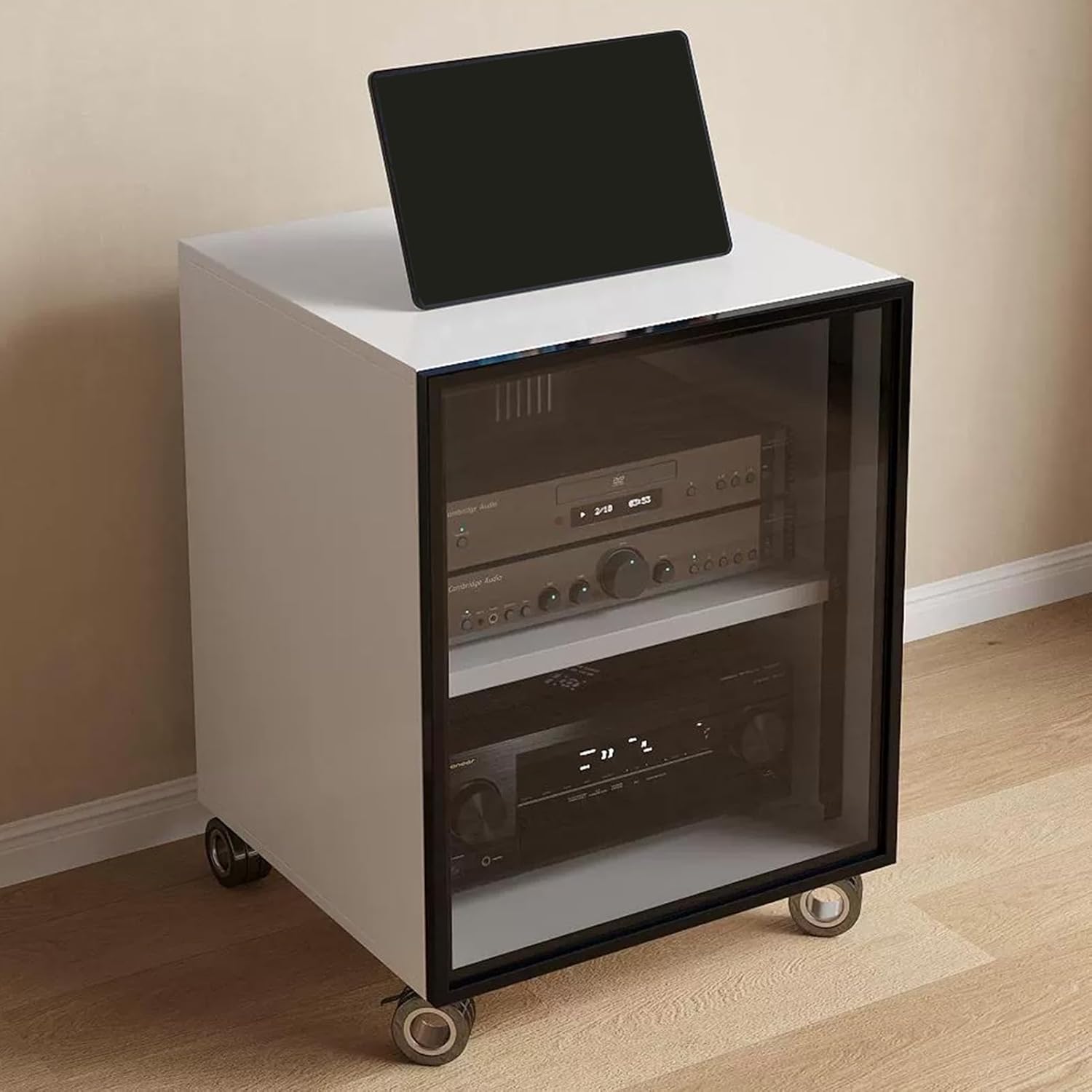 JIAOCKJIAO Media Storage Cabinet