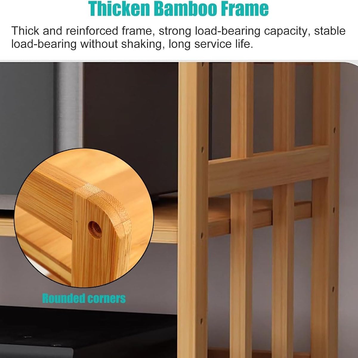 Mobile Audio Rack Cabinet Stereo Component Stand On Wheels