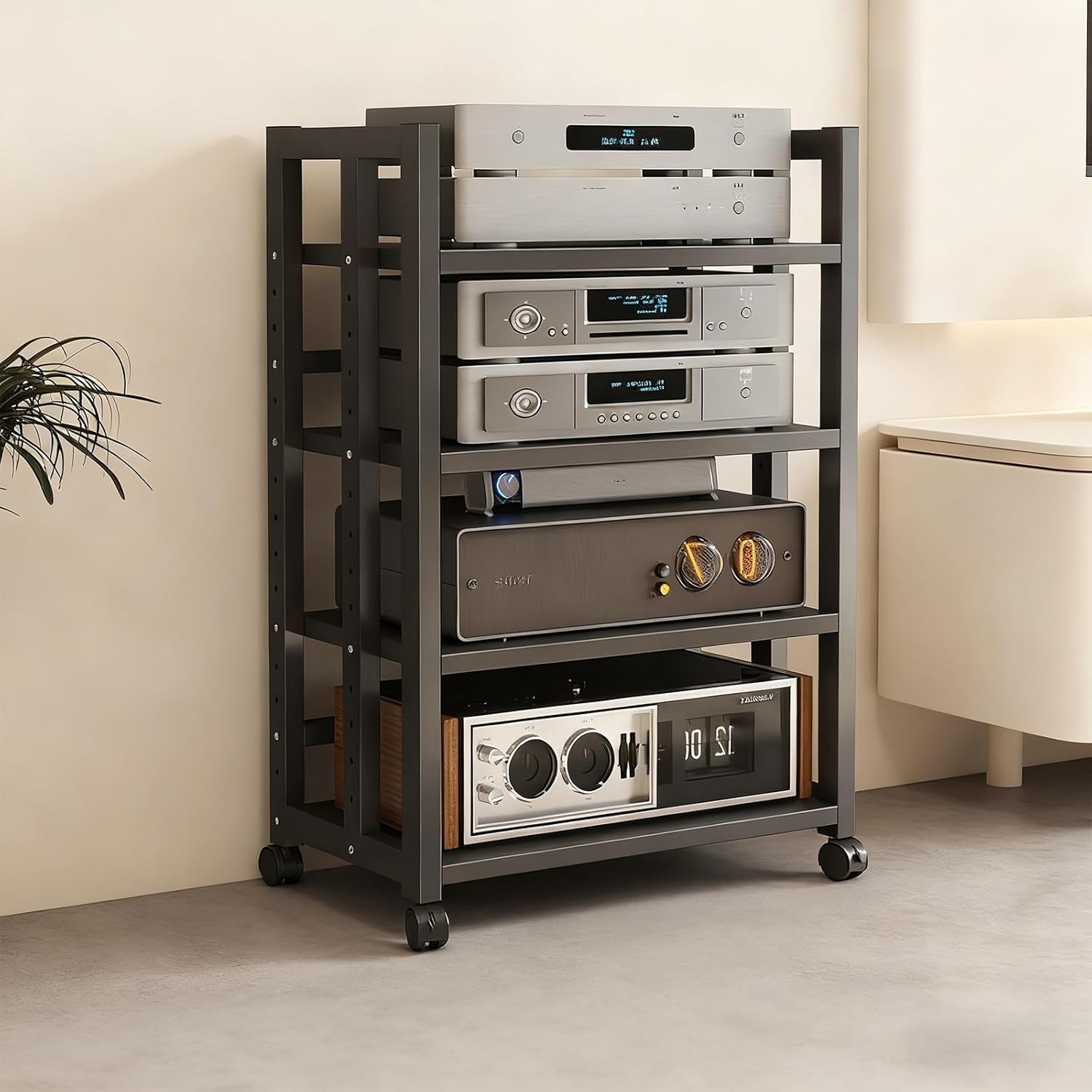 THNSAWX Movable AV Media Stand