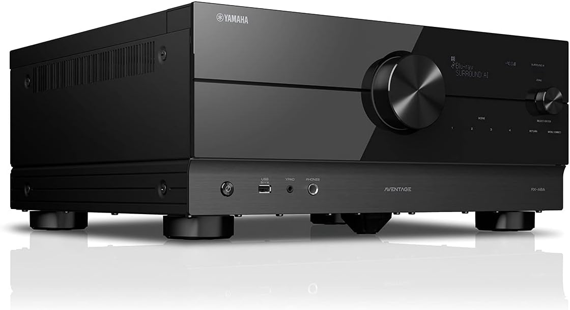 Yamaha RX-A6A AVENTAGE 9.2-Channel AV Receiver 8K and 4K/120 HDMI
