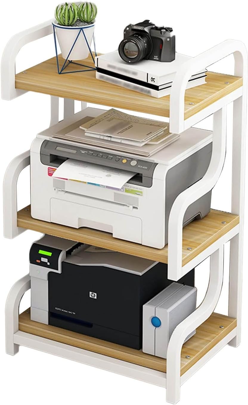 YLQFGUVWK 3 Tiers Removable AV Media Stand Media Storage Cabinet