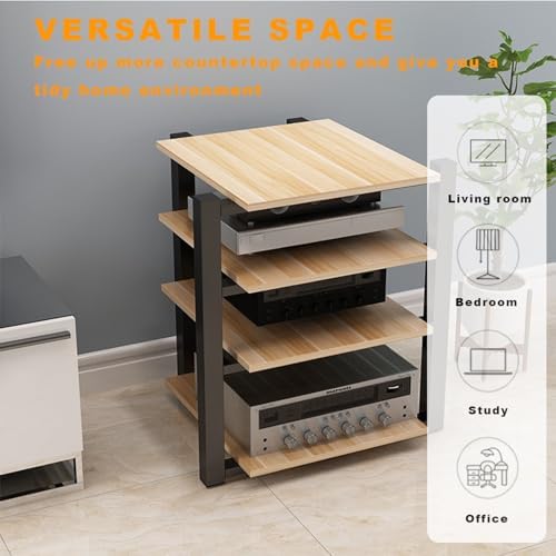 3-Tier Metal Audio Video Media Stand