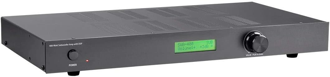 Monoprice SWA-400 Subwoofer Amplifier - Black - 400 watt with DSP