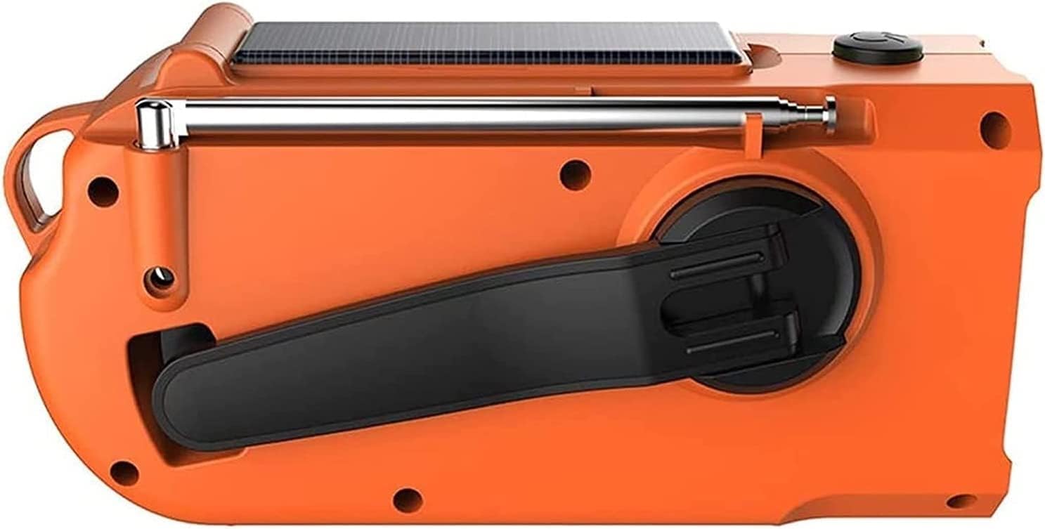 Weather Radio 5000mAh Solar Hand Crank Emergency Radio Weather Alert Portable Radio with Flashlight