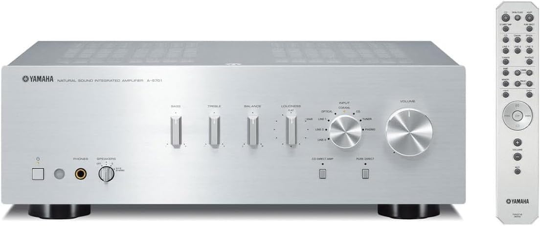 YAMAHA A-S701SL Natural Sound Integrated Stereo Amplifier (Silver)