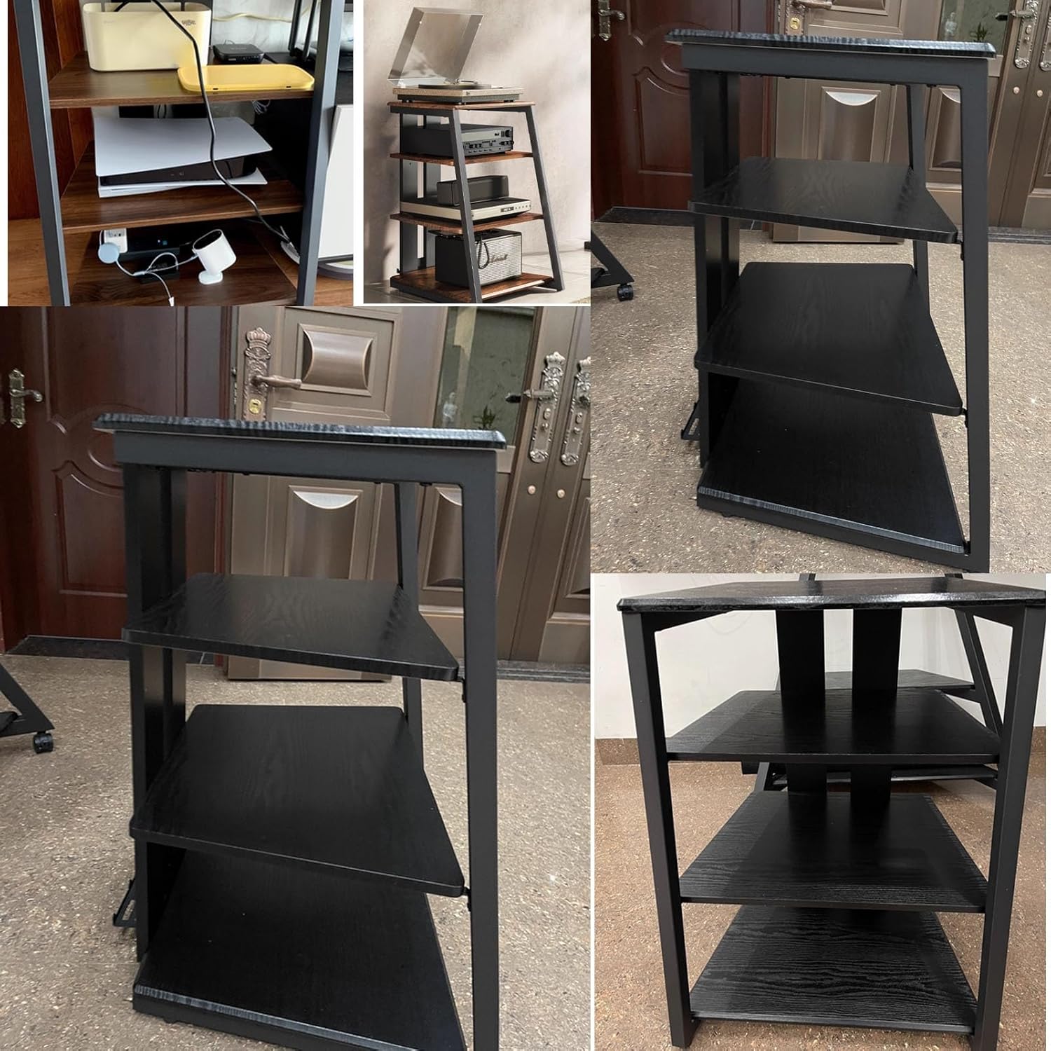 HOLGVE 4 Tier Video Media Stand