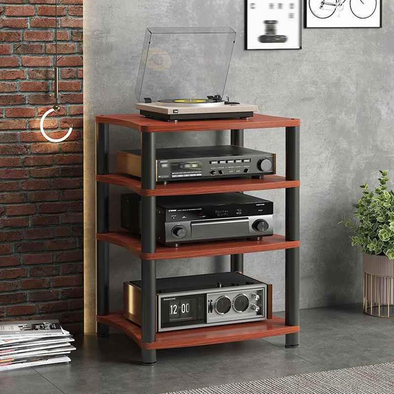 GUAWJRZDP Wooden Media Stands