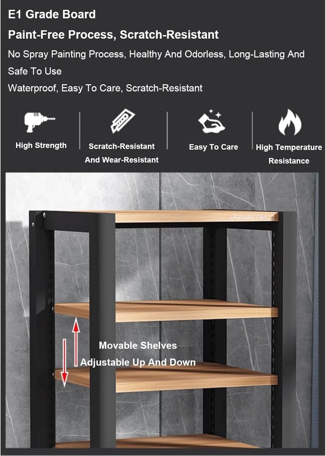XMFBSY Medios HiFi Stereo Stand Audio Tower Rack with Adjustable Shelves Wooden AV Component Media Stand Corner Shelf CD DVD Record Player Display Cabinet for Theater Organizer(Black