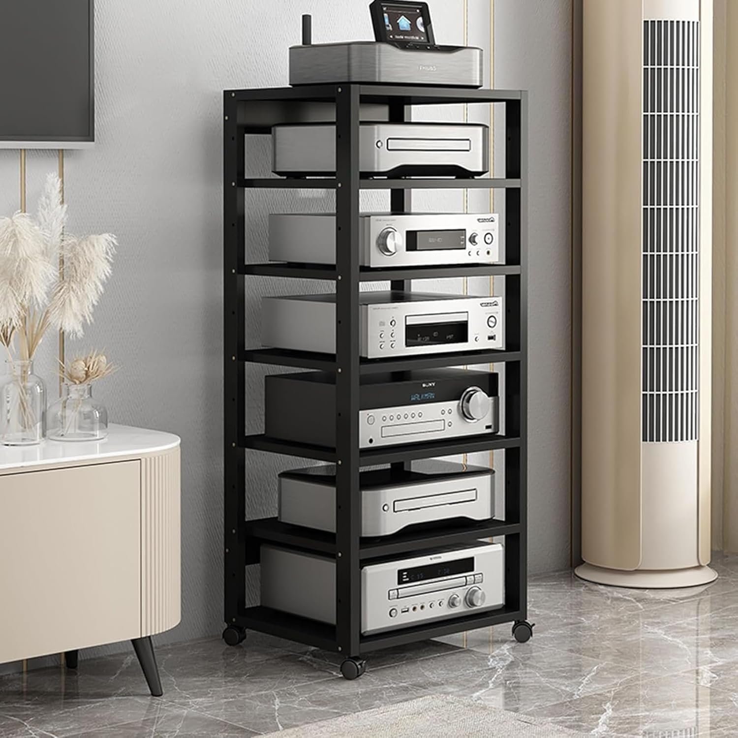 Media Stand Audio/Video Component Cabinet