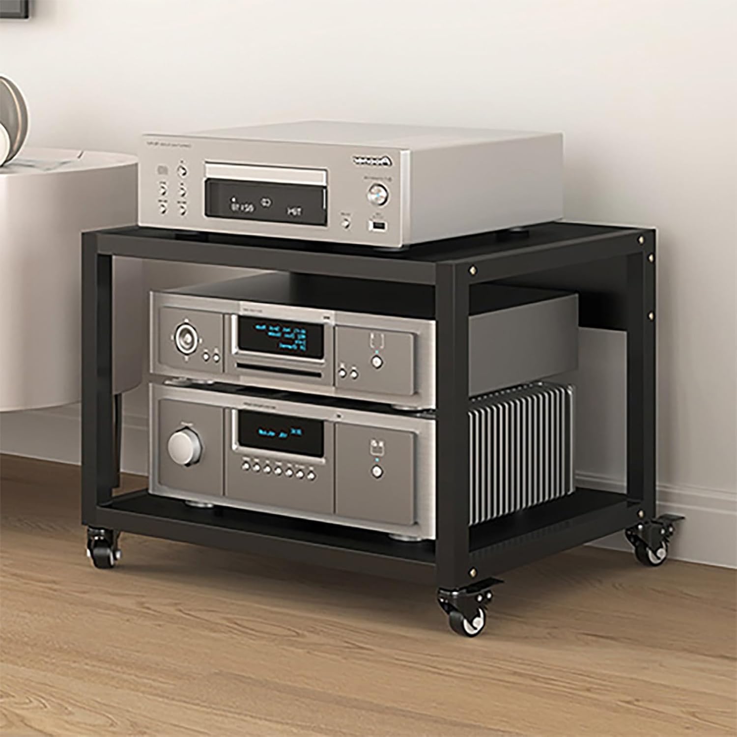 JIAOCKJIAO Movable Audio Rack