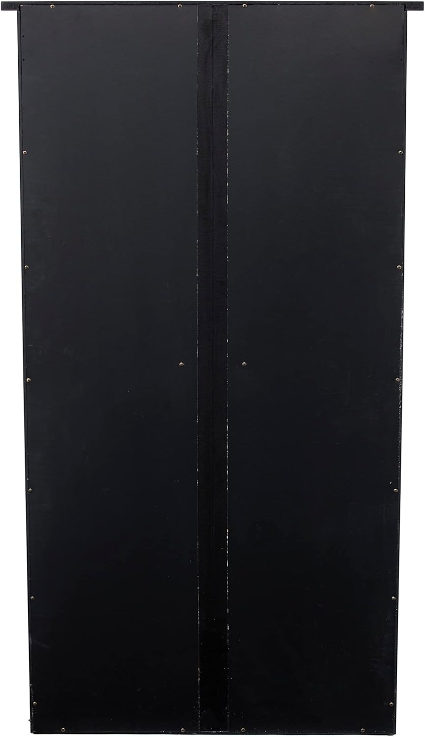 SEI Furniture Window Pane Media Cabinet