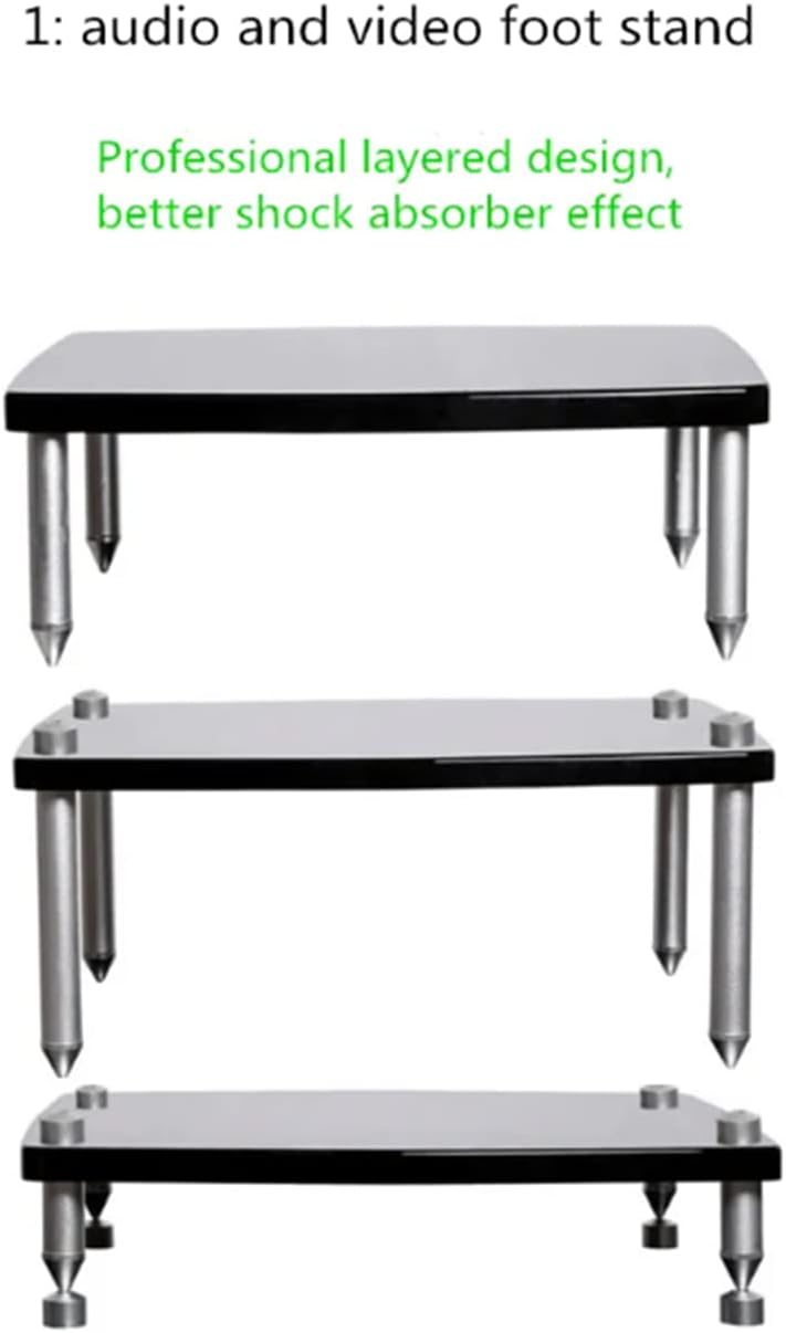 AVPLAY S-040 HiFi Audiovisual CD Amplifier Cabinet Theater Room Living Room Amplifier Rack Audio Floor Cabinet (1 Layer)