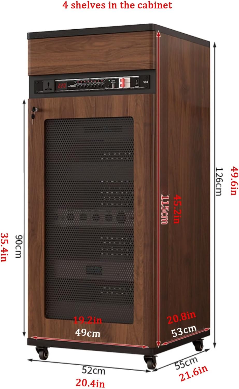Media Storage Cabinet
