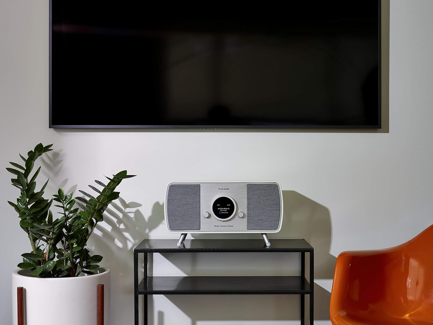 Tivoli Audio Music System Home Gen 2 Wi-Fi/AM/FM/Bluetooth Hi-Fi System (White/Grey)