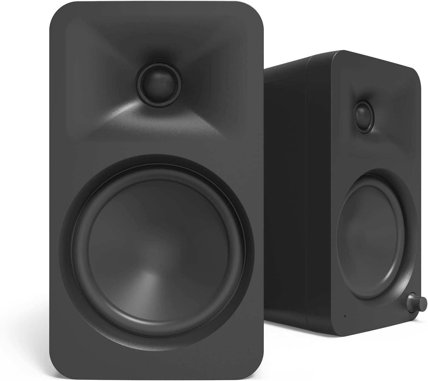 Kanto ORA4MB Pro Audio Bluetooth Desktop Speakers - Matte Black Pair with 3 Year Amber Protection Plan (2024)