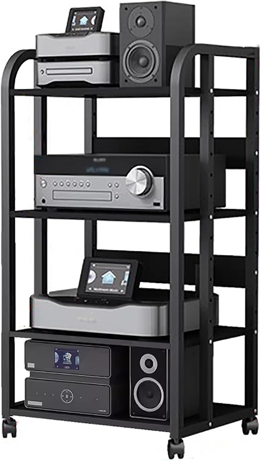 Floor Stereo Racks And Stands On Wheels- 79/100cm Tall