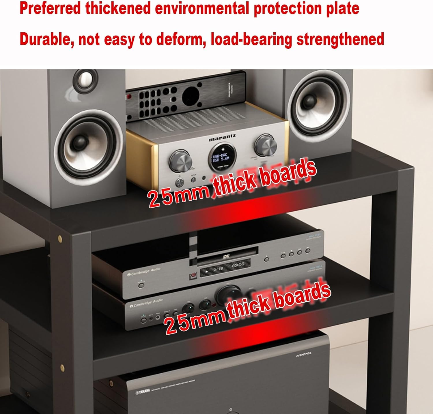 XingLi 3/4-Tier AV Media Stand