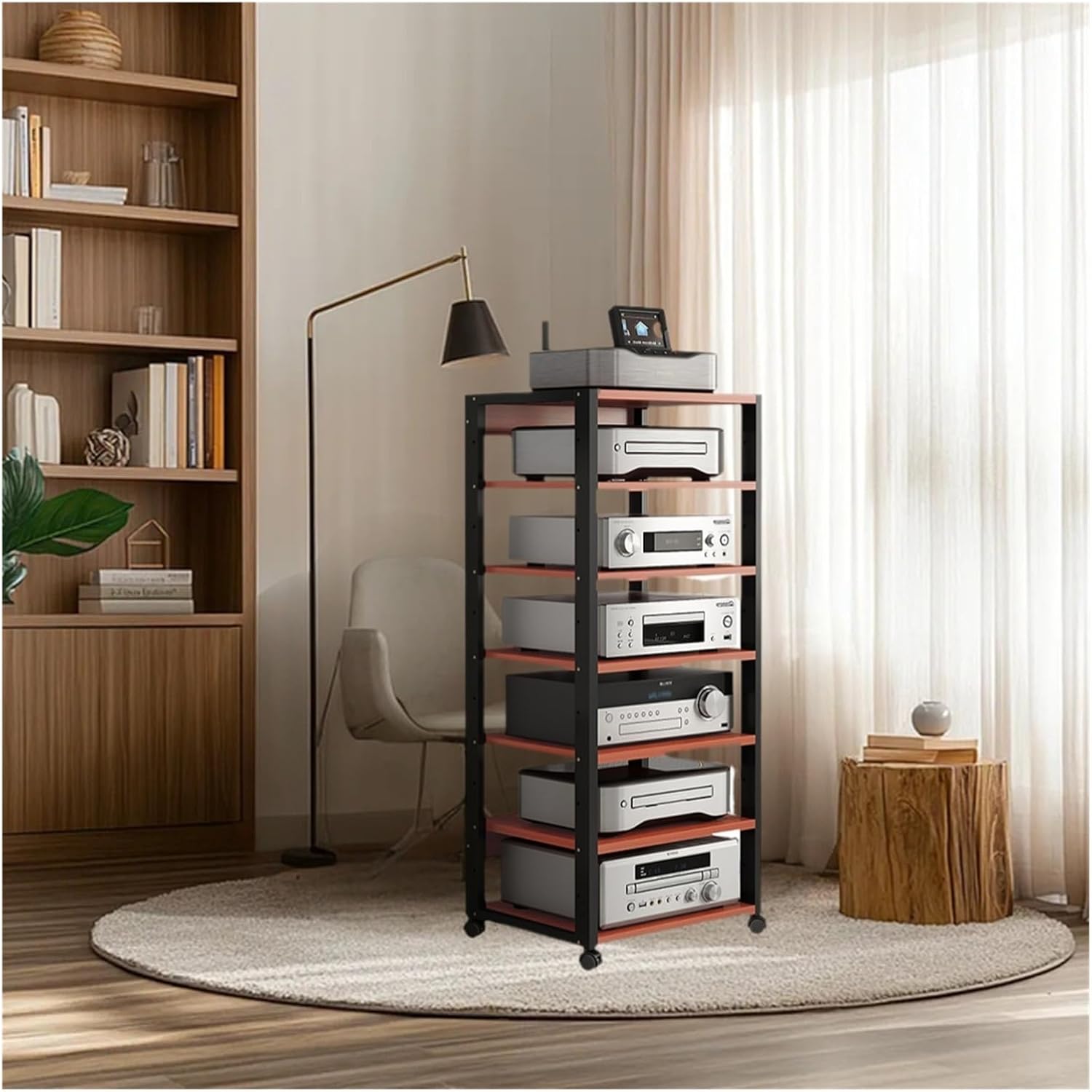 Modern 7-Tier Storage Cabinet
