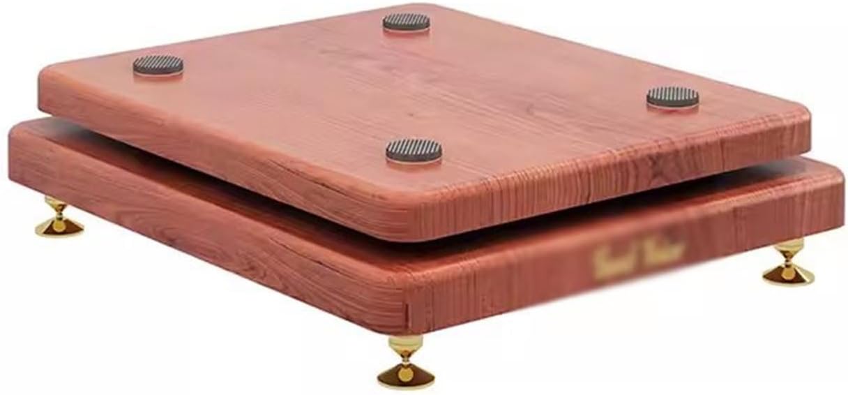 Speaker Stand Speaker Tray Base Shockproof Plate Support for Floor Audio Subwoofer Host Partition Shock Absorption Pair of Stands for Altoparl