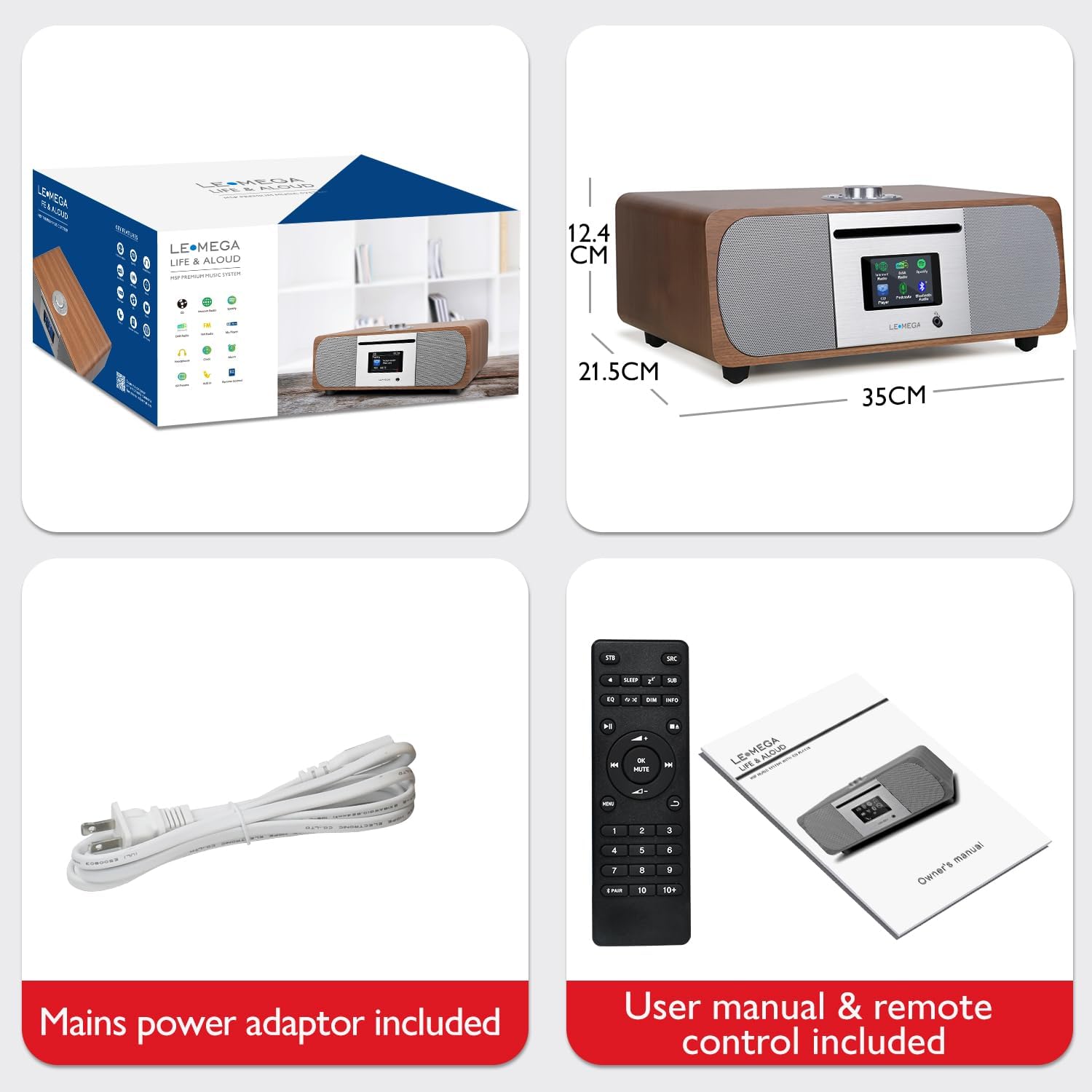 Lemega M5P Upgrade Internet Radio with CD Player