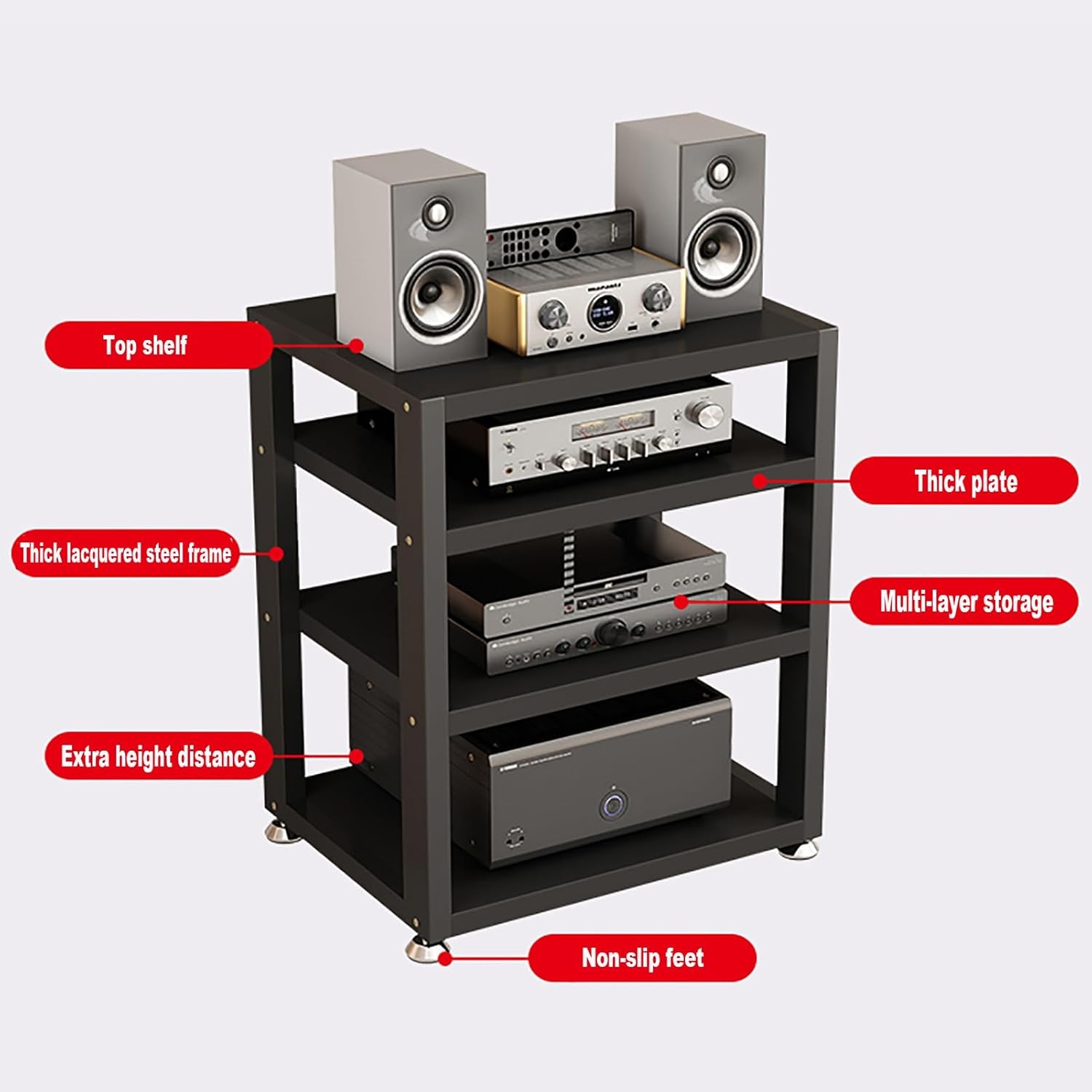 XingLi 3/4-Tier AV Media Stand