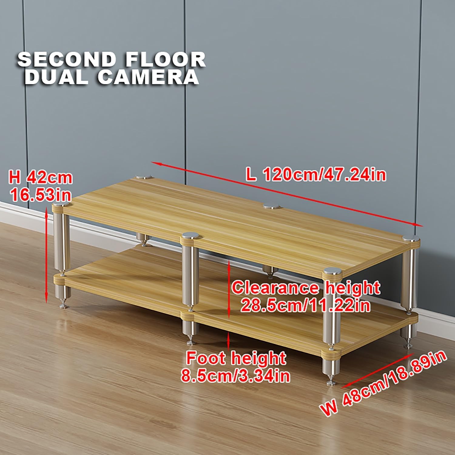 BAYTEWJX Gaming Shelf