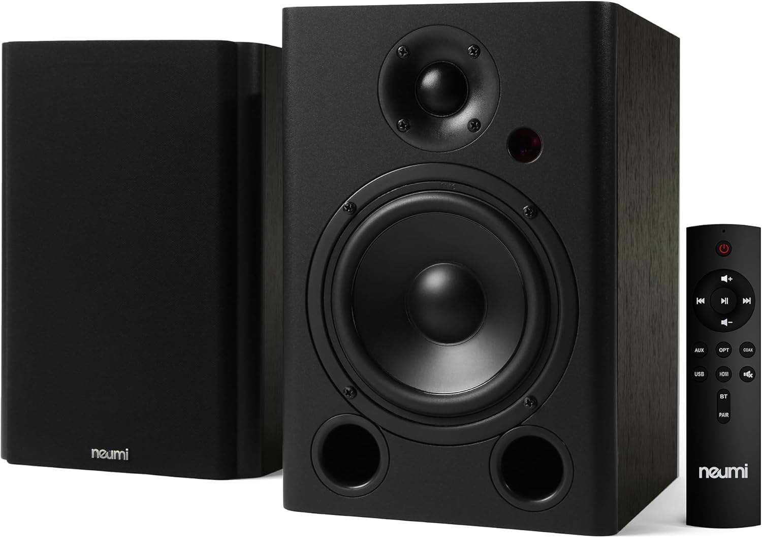 NEUMITECH NEUMI BS5P-ARC 75-Watt Powered Bookshelf Speakers