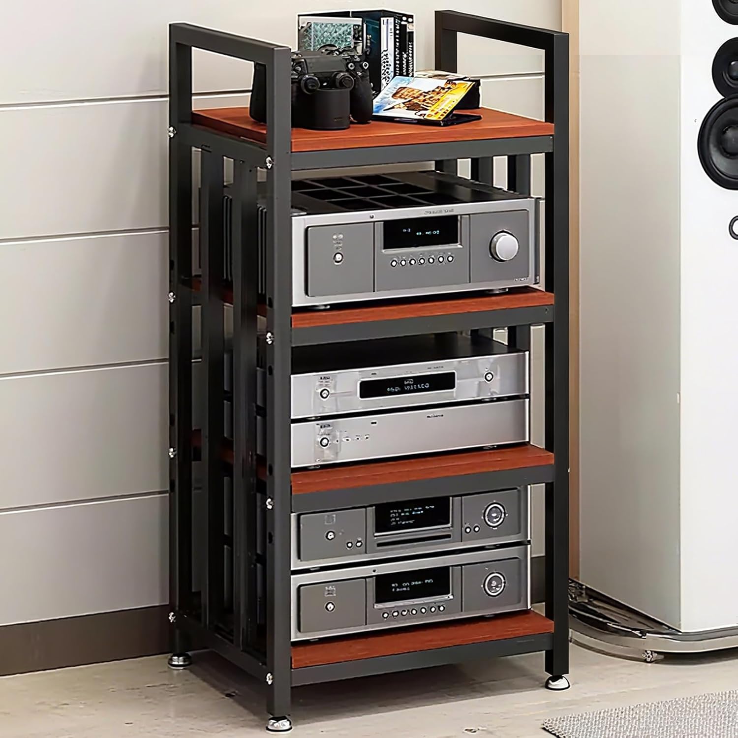 THNSAWX 4 Tier AV Media Stand
