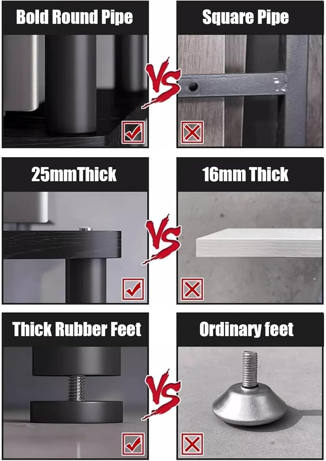 XingLi Audio-Video Media Stand With Adjustable Shelves