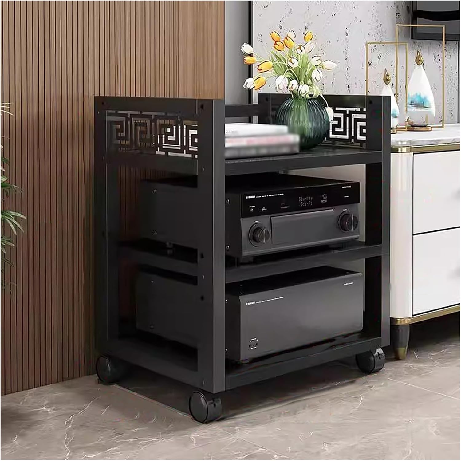 5/3/4-tier Media Stand Audio/video Component Cabinet