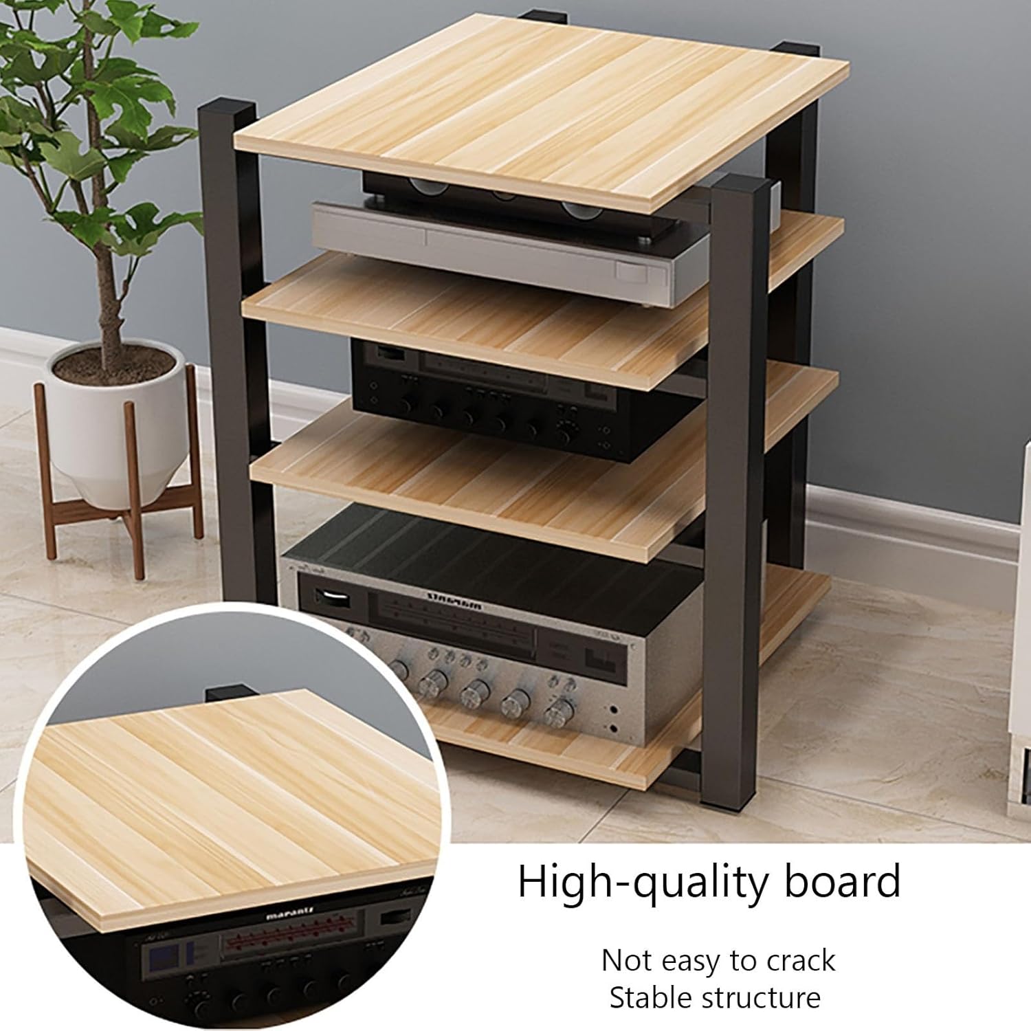 HOLGVE 2/3/4 Tier AV Media Stand