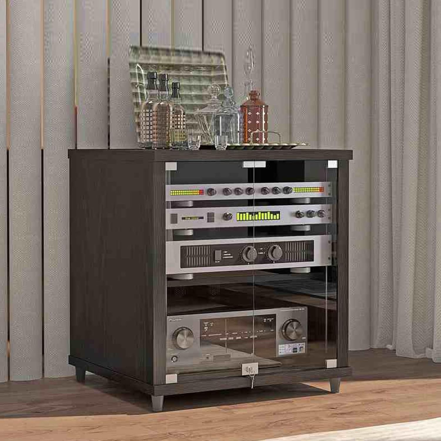 KUKIXKK Media Cabinet with Door