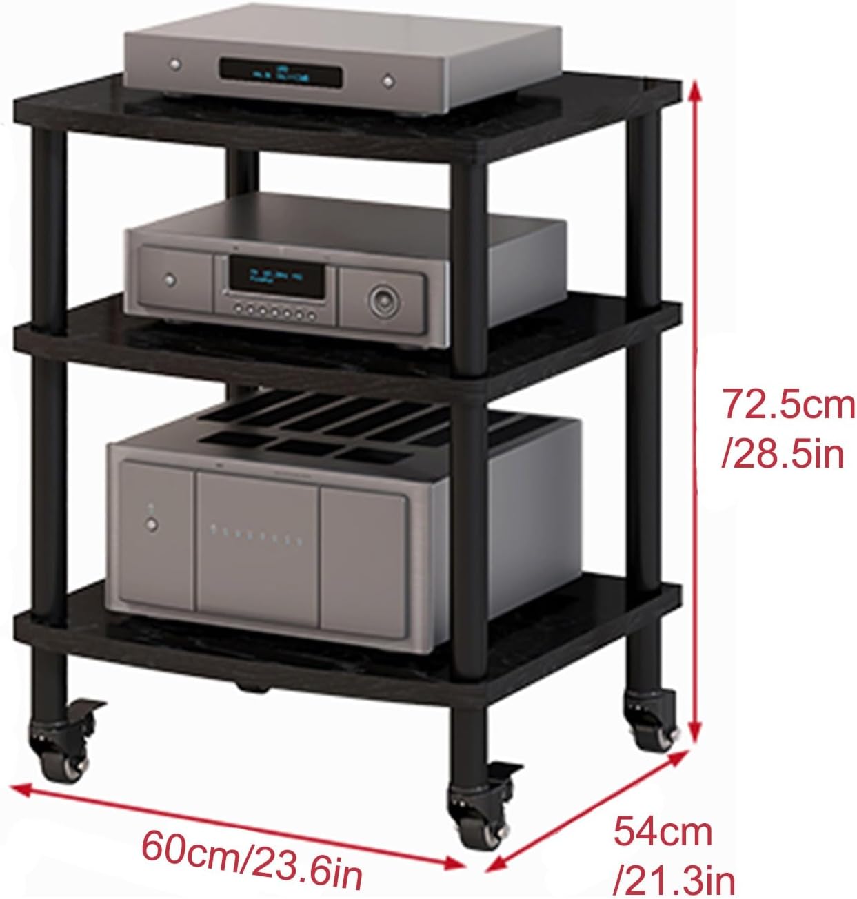 0 Reliable Load-Bearing: Made of thickened carbon steel and reinforced laminate