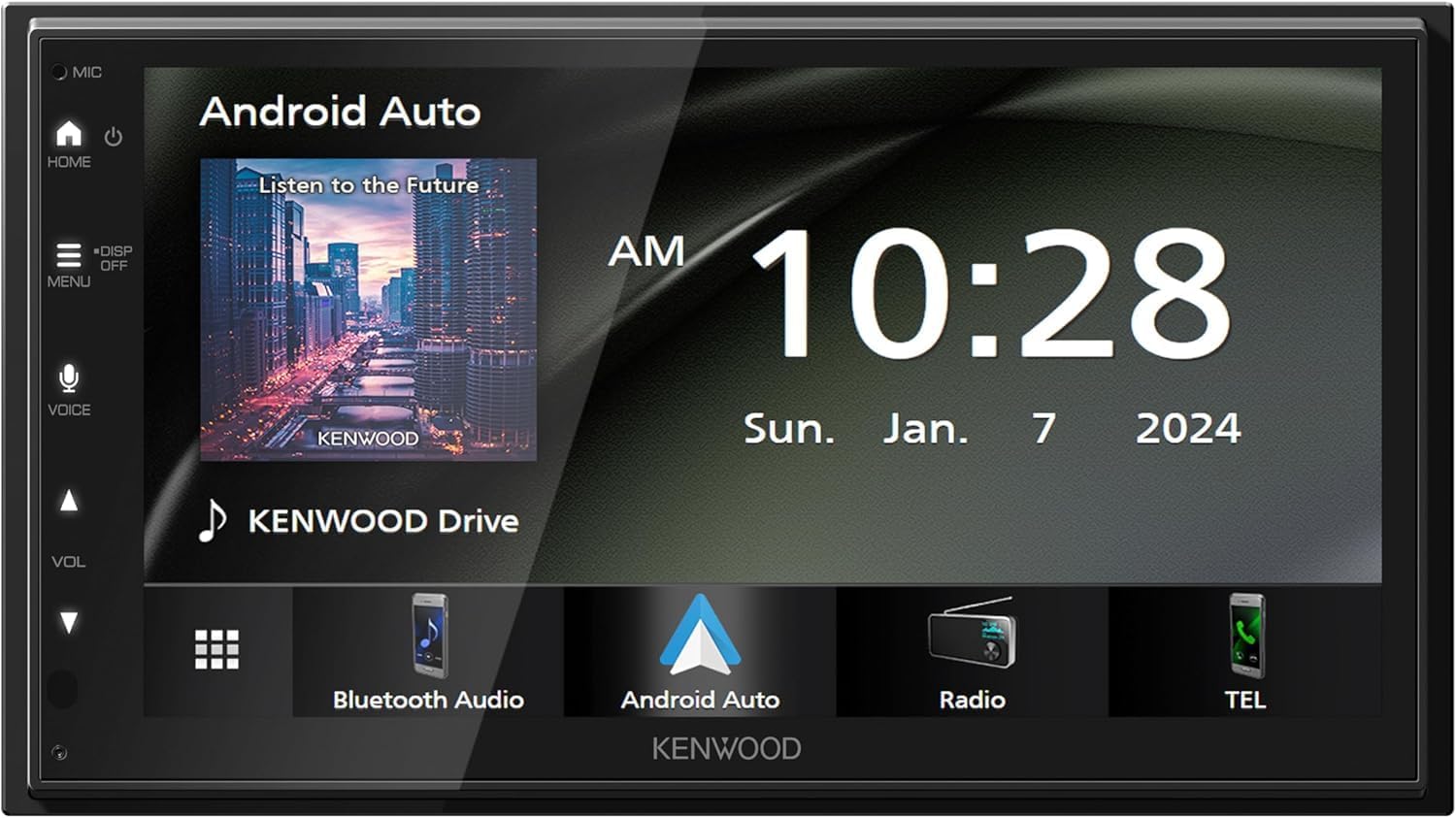 KENWOOD DMX40S Digital Car Stereo (50W x 6-Ch)