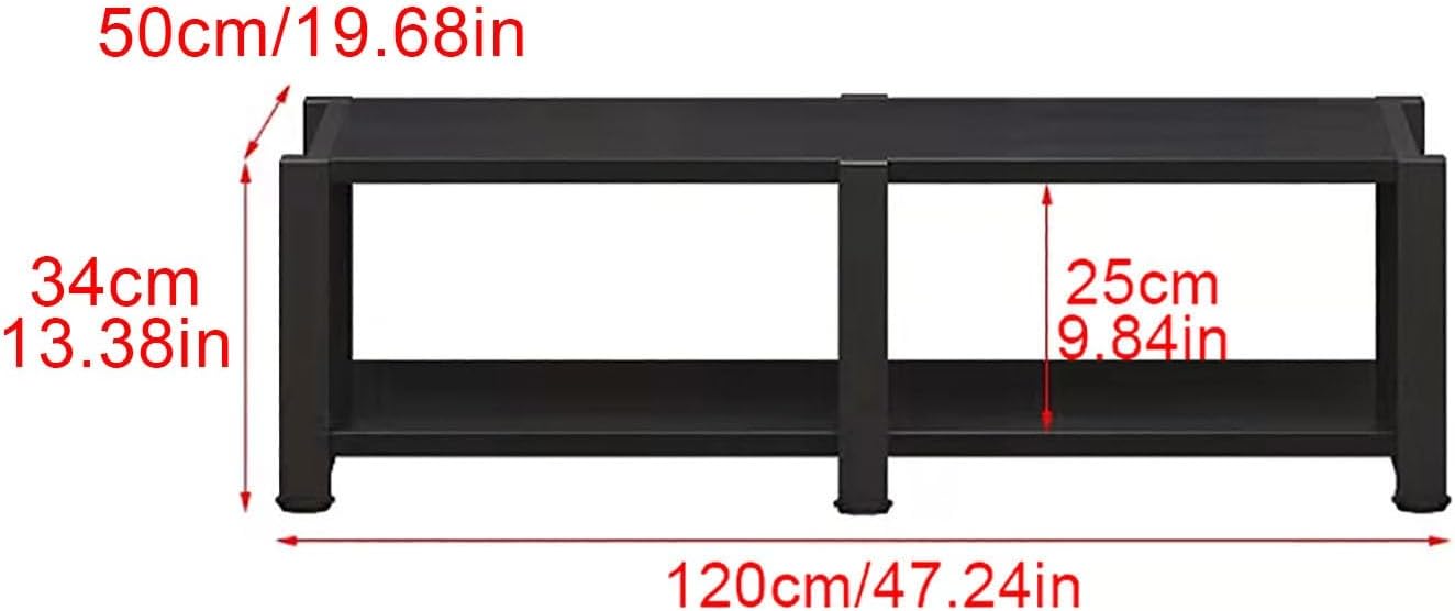 Floor-Standing Audio Rack with Storage Movable Audio Tower for Living Room