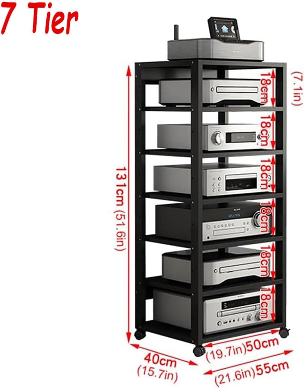 DONGYUE 5/6/7-Tier AV Media Stand