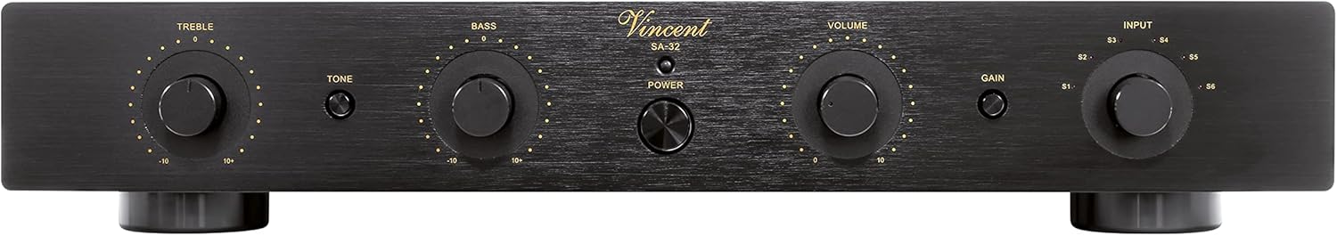 Vincent Audio SA 32 Hybrid Stereo Preamplifier (Black)