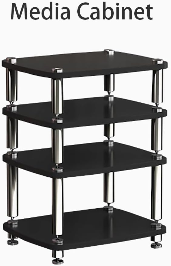 Modern AV Cabinet Audio Rack Shelf Media Stand