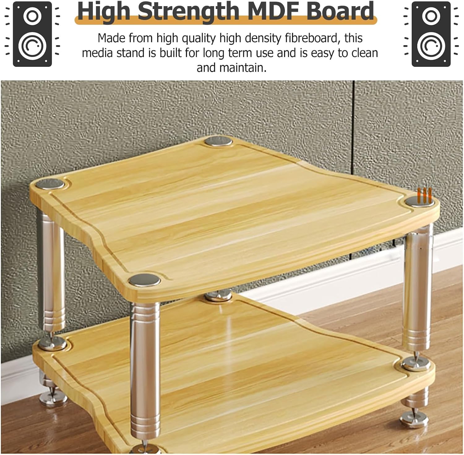 Heavy Duty Audio Component Rack