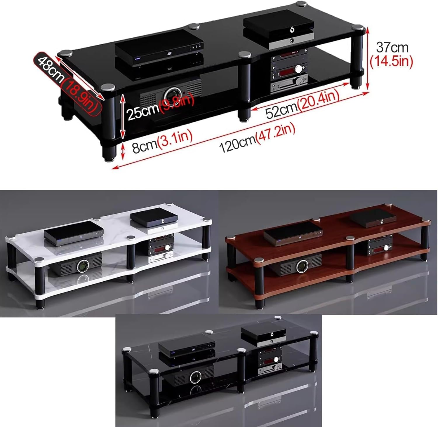 Audio-Video Media Stand