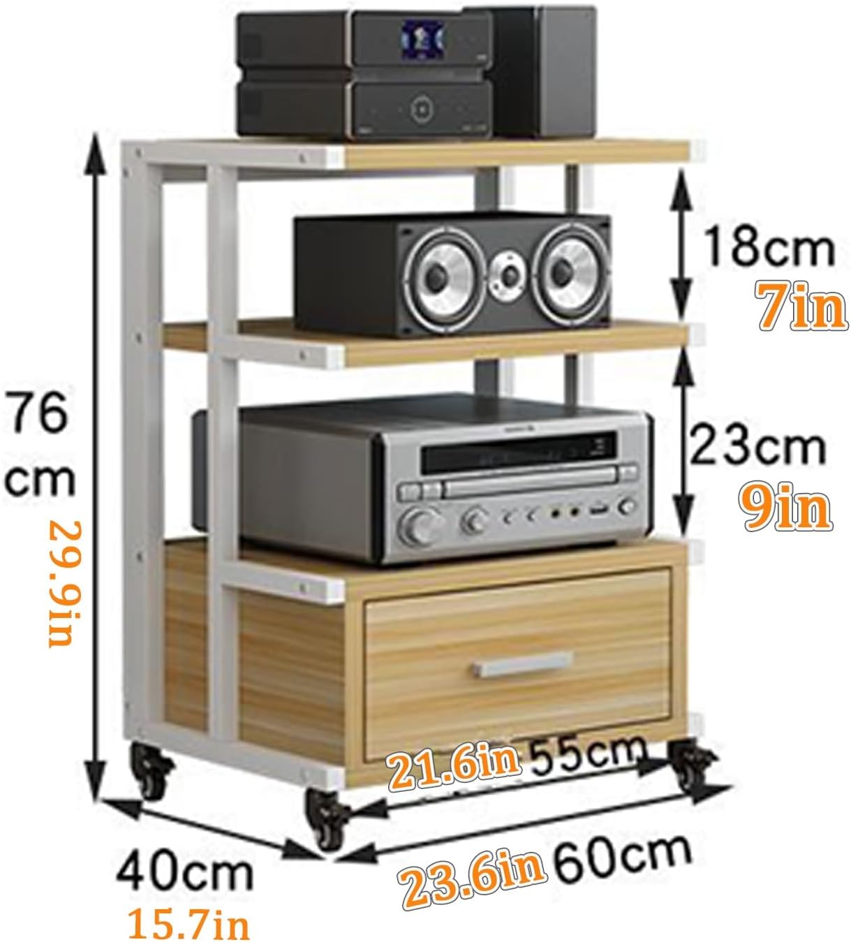 WUHUQN Audio Rack