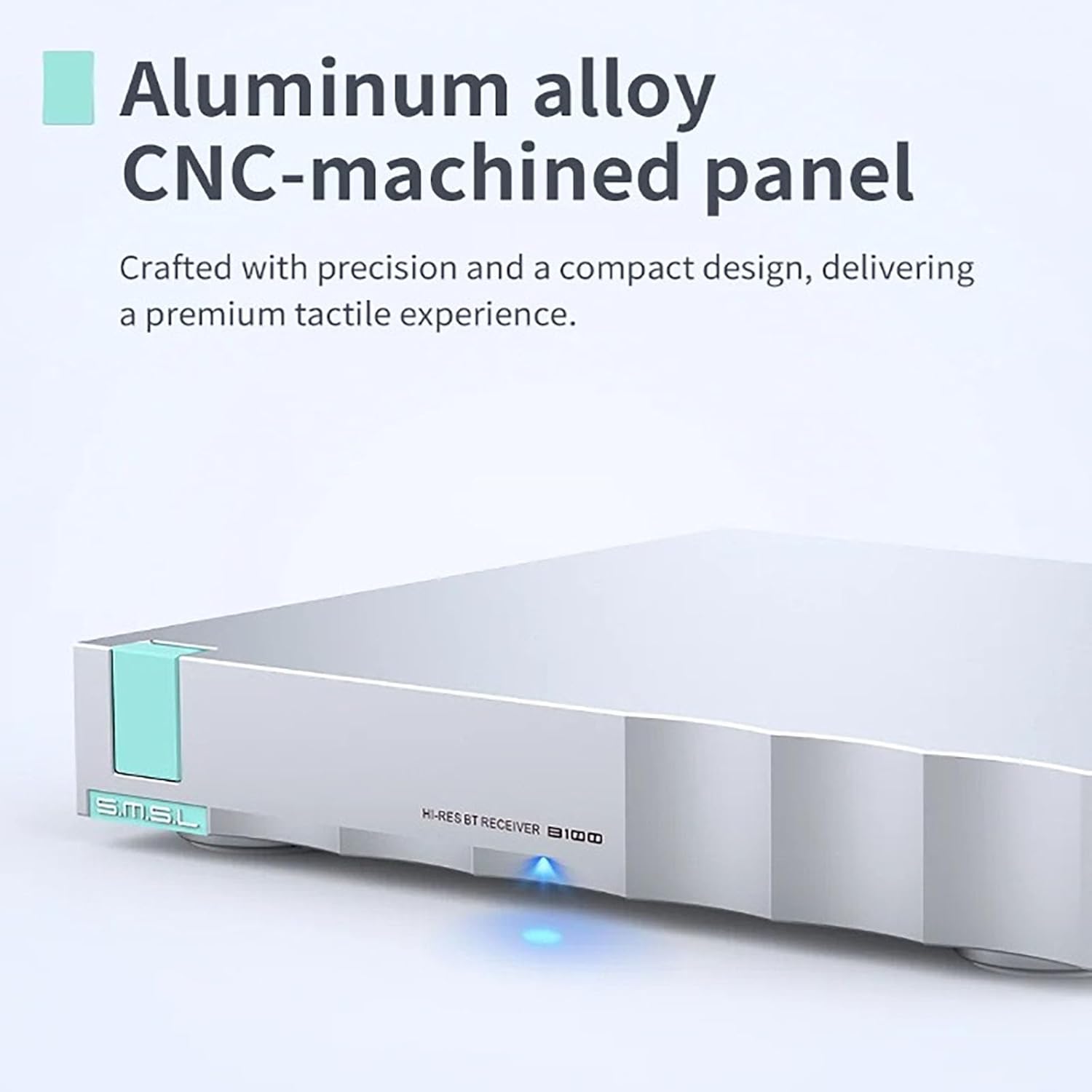 SMSL B100 Bluetooth 5.1 Audio Receiver AK4493S Decoding Chip Digital to Analog Audio Converter Bluetooth Decoder LDAC/aptX HD/AAC/SBC/UAT 24bit/192kHz Coaxial/Optical/AES/EBU/RCA Output