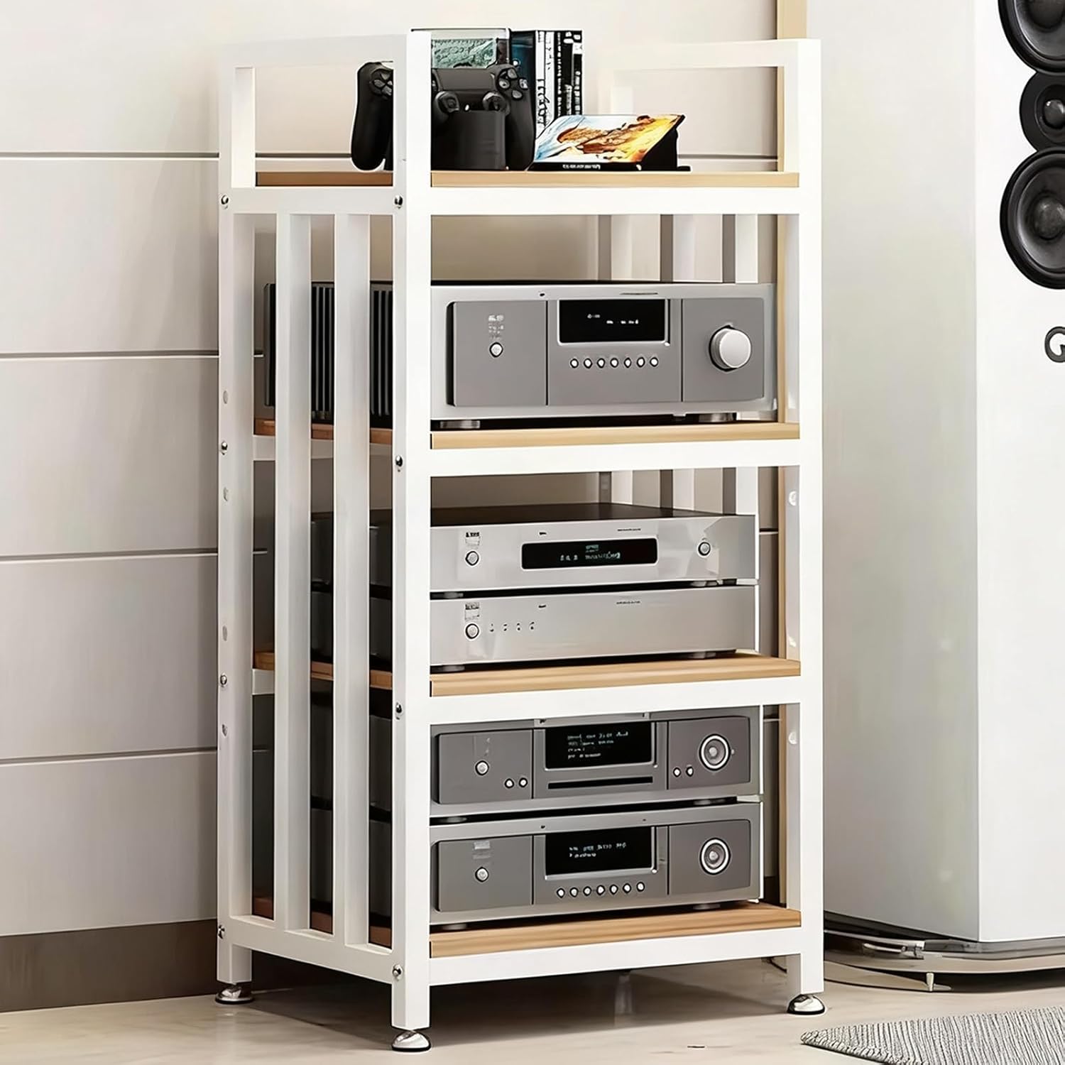 THNSAWX 4 Tier AV Media Stand