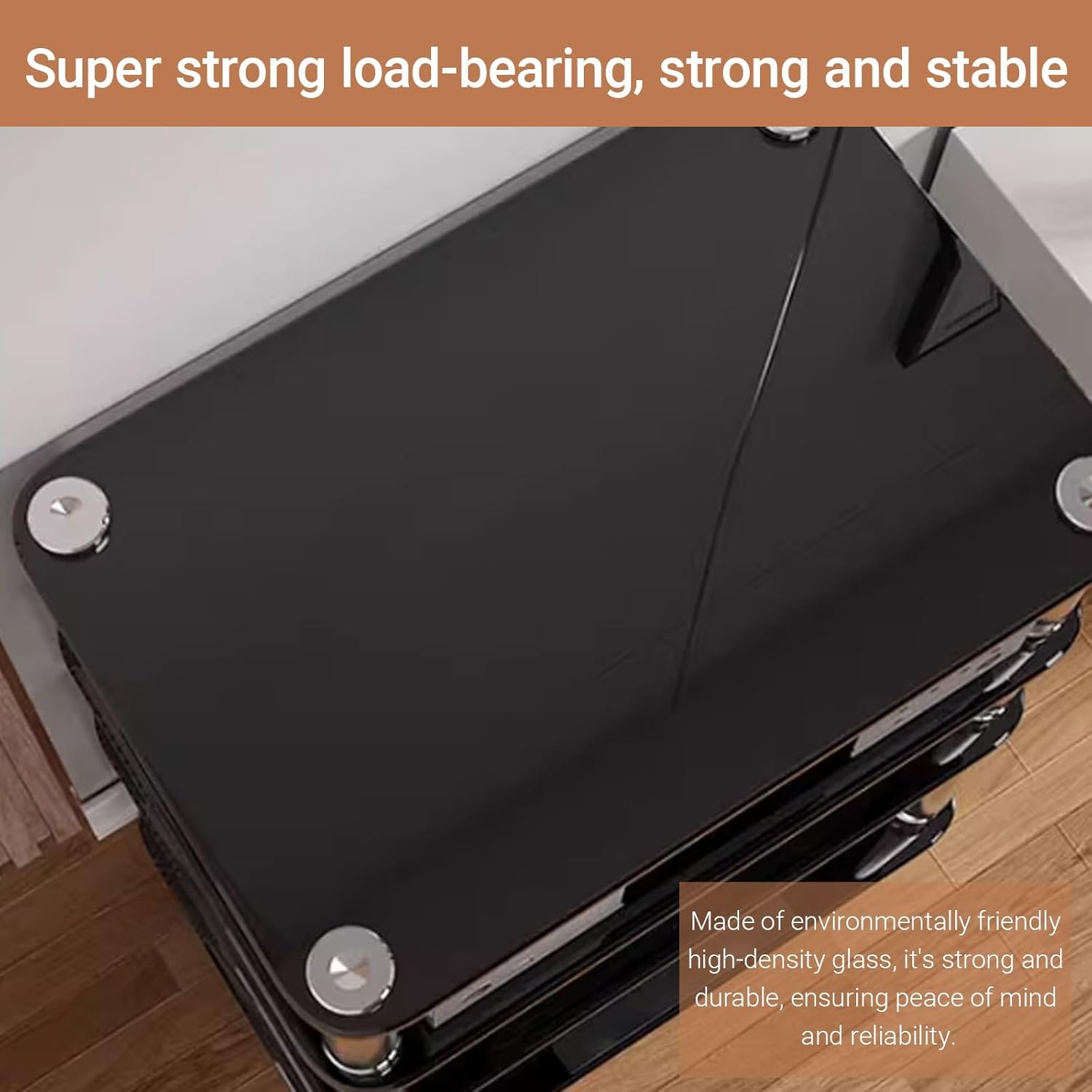 YITAYMLI 1/2/3/4 Tier AV Video Media Rack Stand