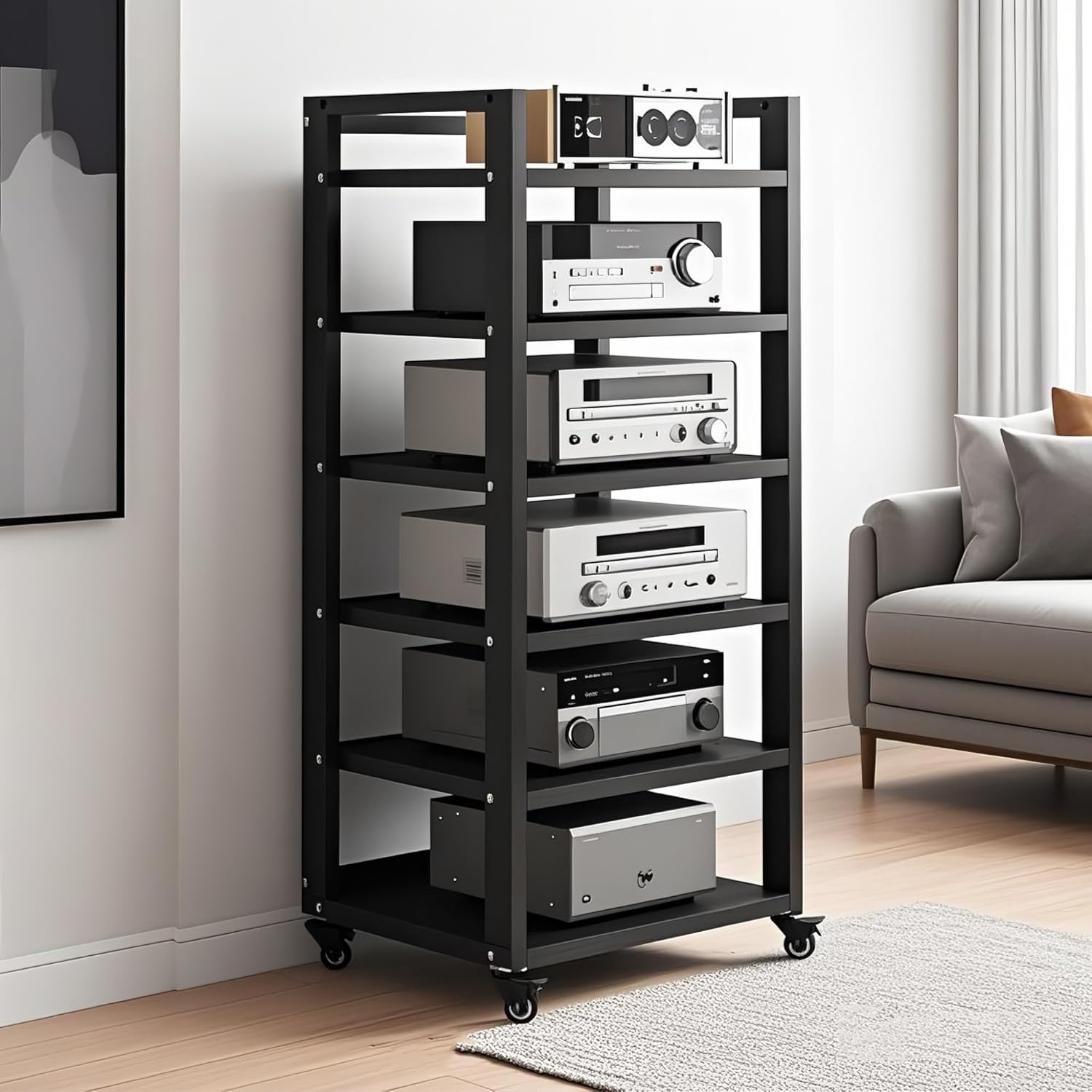 XEOKXOIT 6 Tier AV Media Stand